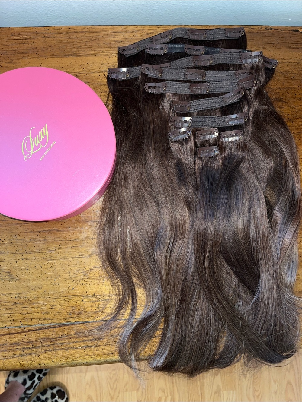 Luxy Hair Extensions Chocolate Brown Balayage Volume Bundle over 200 grams